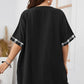 Irregular Asymmetric Short Sleeve Dress