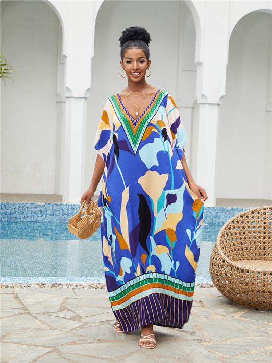 Chic Casual Printed Kaftan
