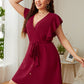Sexy V Neck Plus Size Night Out Dress