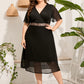 Lorena V-neck Short Sleeve Dress