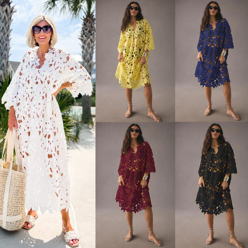 Casual Loose Fit Beach Dress Something She Likes Wholesale Casual Loose Fit Beach Dress Something She Likes Wholesale