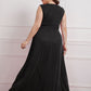 Sleeveless V-neck Maxi Dress