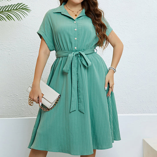 Green Semi Formal Midi Dress