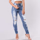 Erika Distressed Ripped Denim Jeans