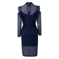 Elegant Sexy Day to Night Cold Shoulder Curvy Dress