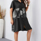 Plus Size Casual Mini Shirt Dress