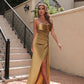 Yvonne Strapless Velvet Sexy Evening Dress