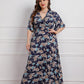 Paisley Printed Short Sleeve Dress