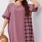 Irregular Asymmetric Short Sleeve Dress