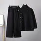 Casual Wide Leg Pants Two Piece Set