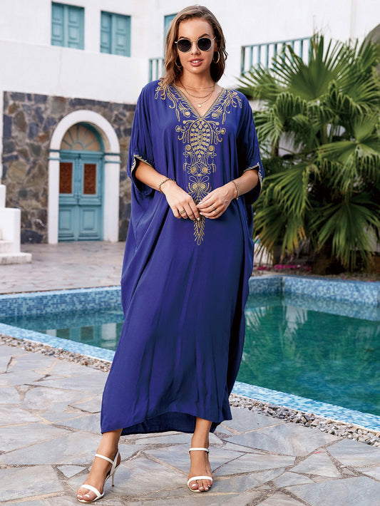 Audrey Gorgeous Blue Kaftan